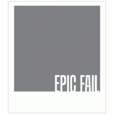epic fail polaroid frame