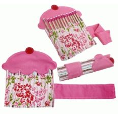 cupcake fabric pencil case