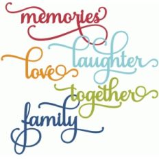 perfect flourish words - family