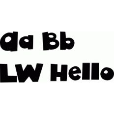 lw hello font