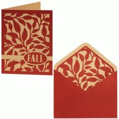 card envelope set leafy
