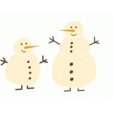 2 snowmen