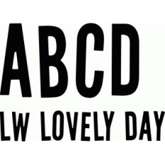 lw lovely day font