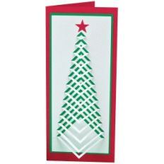 christmas card • chevron tree
