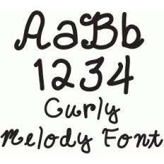 curly melody font