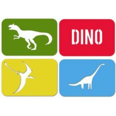 4x6 dinosaur card set