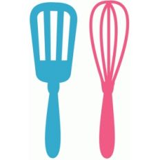 whisk and spatula