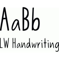 lw handwriting font