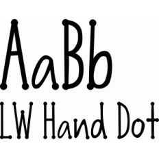 lw hand dot font