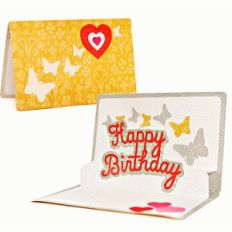 happy birthday butterfly card