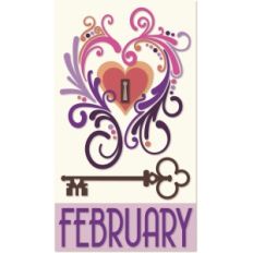 february calendar graphica quilt panel