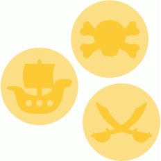 pirate gold coins
