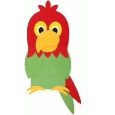 parrot paper sack puppet