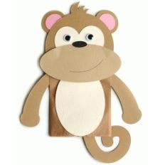 monkey paper sack puppet
