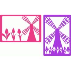 windmill tulip cards
