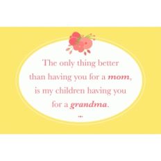 4x6 mother's day quote – grandma