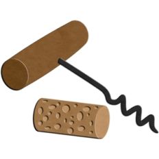 cork and corkscrew