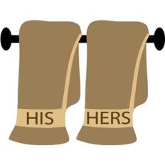 his-hers-towels