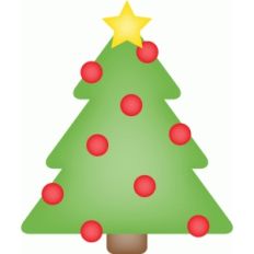 calendar icon - christmas tree