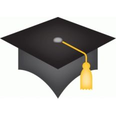 calendar icon - graduation cap