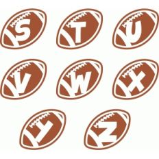 football alphabet s-z