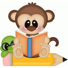 monkey & worm reading book pnc