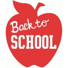 back to school apple