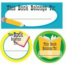 'this book belongs to' pnc stickers