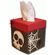 3d halloween tissue box