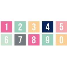 solid square monogram numbers