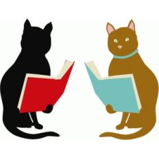 cats reading