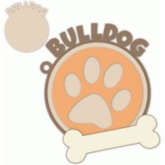 bulldog tag/label