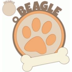 beagle tag/label