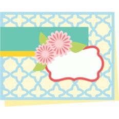 floral designer card