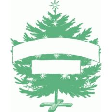 christmas tree label