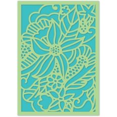 tropical summer floral card