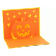 a2 jack-o-lantern pop up card