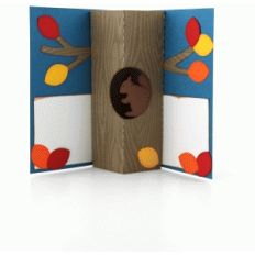 a2 tree trunk pop up card