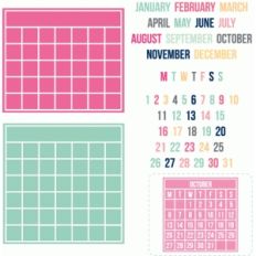 build a calendar set