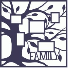 family tree placemat layout