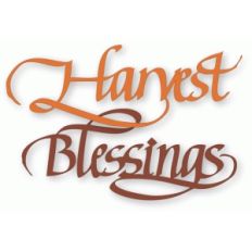 harvest blessings - calligraphy