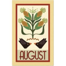 august calendar graphica quilt panel