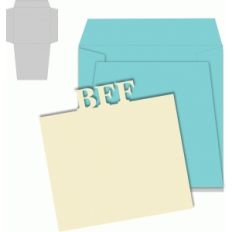 best friends forever card/envelope