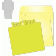 dear mom card/envelope