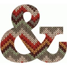 knit ampersand