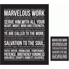 marvelous work print and cut quote card