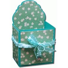 3d round label decorative gift box