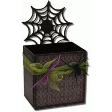 3d spider web decorative gift box
