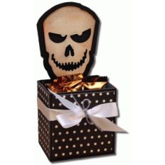 3d skull decorative gift box