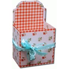 3d square label decorative gift box